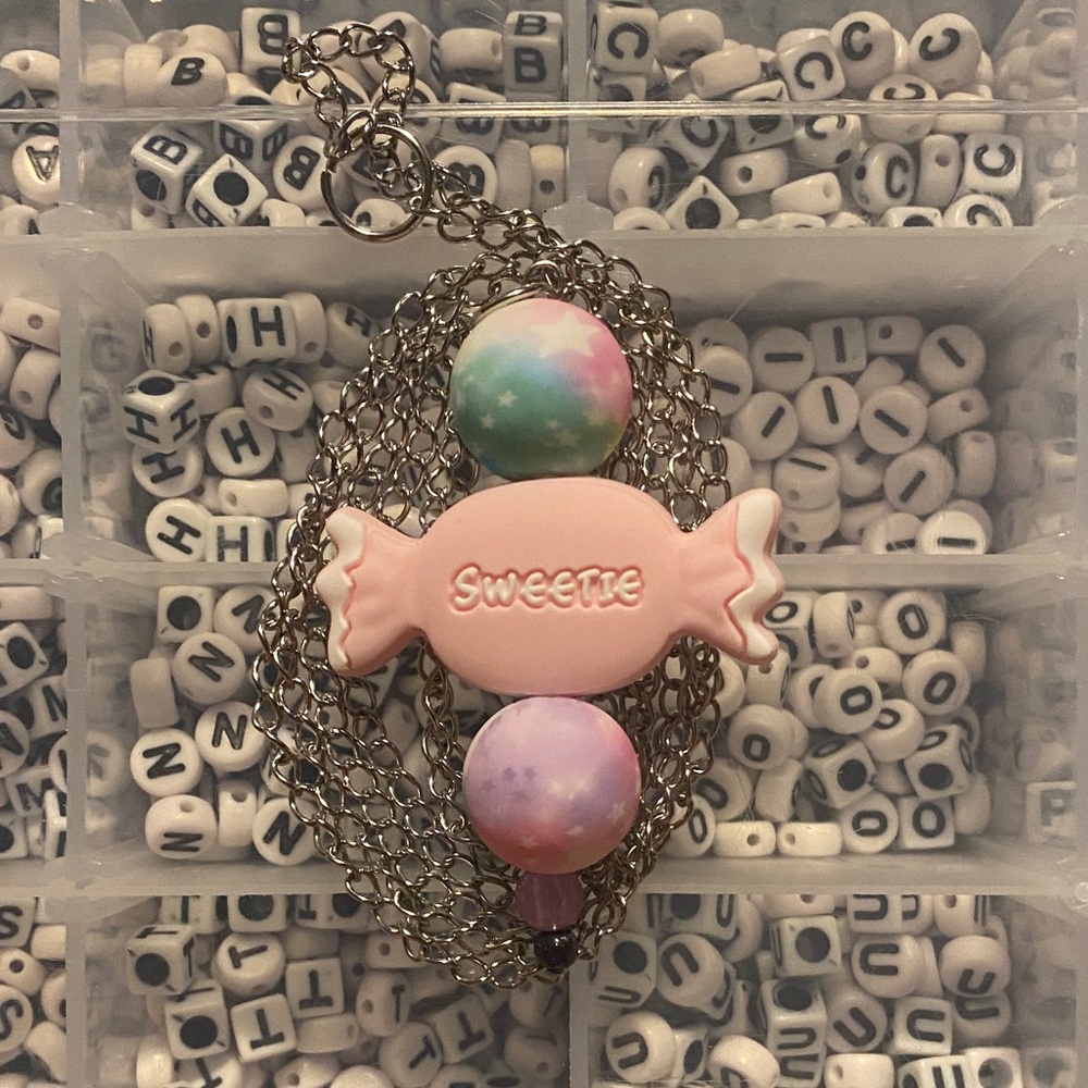 Sweets themed silicone necklace for autism [READ DESC.]